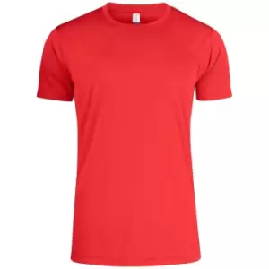 Image of Clique Mens Active T-Shirt (L) (Red)