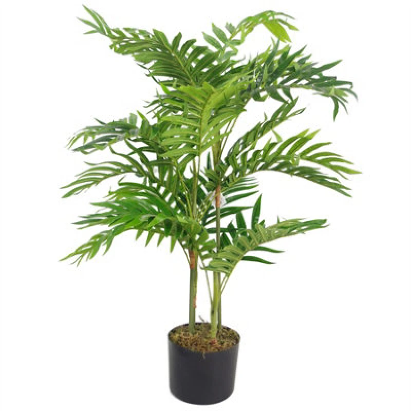 Image of Leaf Design 80cm Premium Artificial Mini Palm Tree with Pot