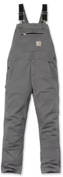 image of Carhartt Rugged Flex Rigby Bib Overall, grey, Size 30, grey, Size 30