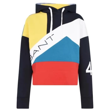 image of Gant Colour Block Hoodie - Multi