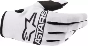 Alpinestars Radar 22 Motocross Gloves, white, Size S, white, Size S