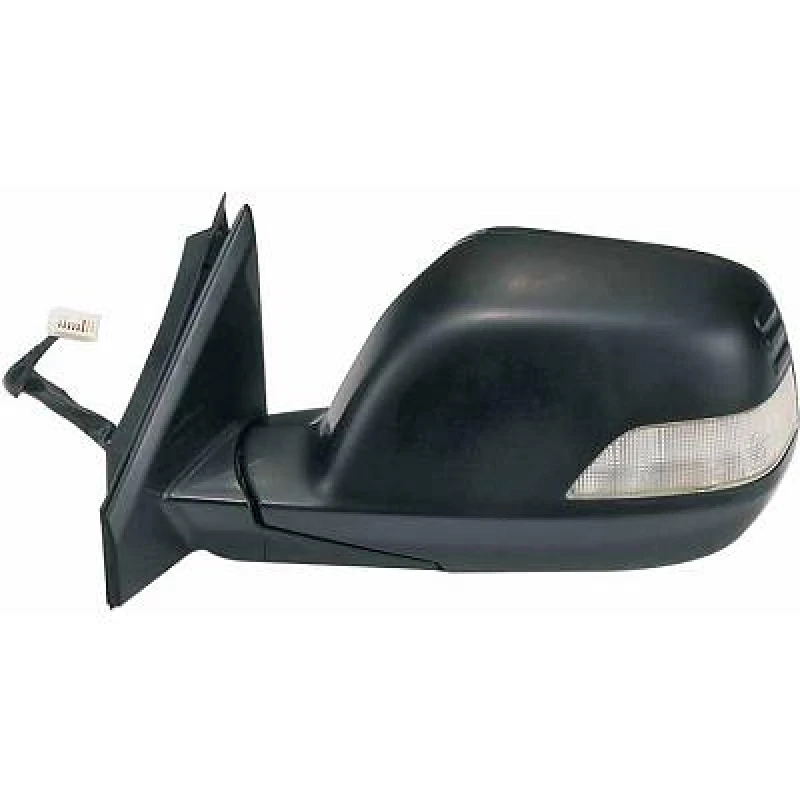 Image of DIEDERICHS 5283925 Wing mirror Left, black, Complete Mirror, Grained Outside Mirror (50)