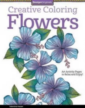 Image of Creative Coloring Flowers by Valentina Harper Book