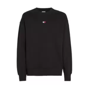 Image of Tommy Jeans Badge Sweatshirt - Black