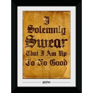 image of Harry Potter I Solemnly Swear Collector Print