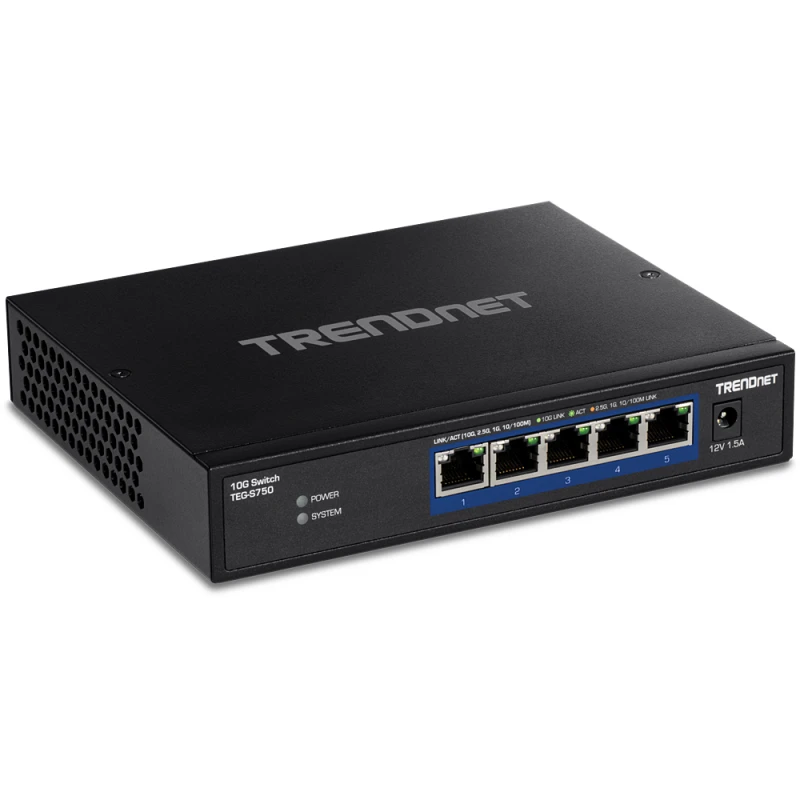Image of Trendnet TEG-S750 network switch 10G Ethernet (100/1000/10000) Black
