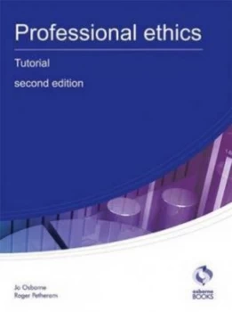 Image of Professional Ethics. Tutorial by Jo Osborne Paperback