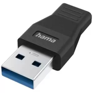 Image of Hama USB 3.2 1st Gen (USB 3.0) Adapter [1x USB 3.2 1st Gen connector A (USB 3.0) - 1x USB 3.2 1st Gen port C (USB 3.0)]