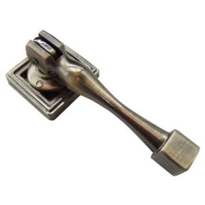 Image of BQ Brass Effect Drop Furniture Pull Handle L70mm Pack of 1