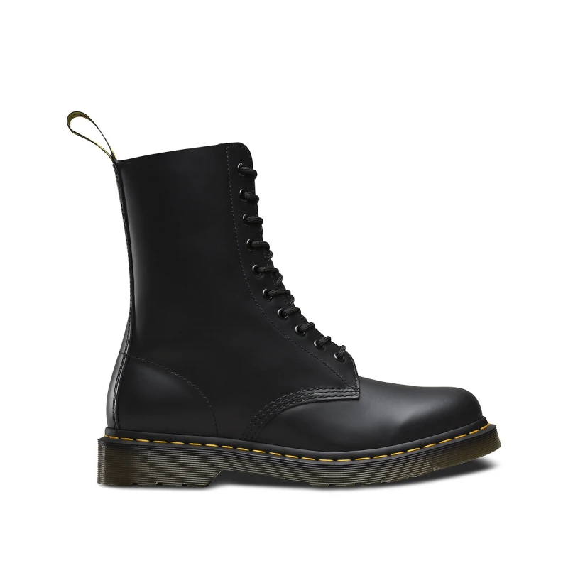 Image of Dr. Martens 1490 Smooth High Ankle Boots in Leather Black Men 36 (3.5);41 (7);40 (6.5);39 (5.5 to 6);38 (5);37 (4);44 (9.5);43 (9);42 (8)