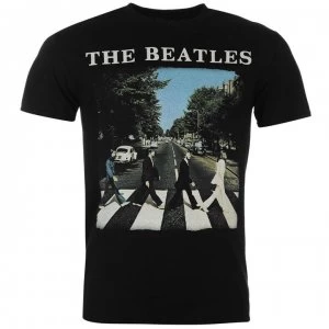 Image of Official The Beatles T Shirt - Abbey Road Logo