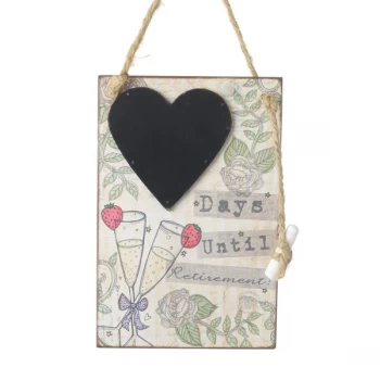 Image of Days Until Retirement Chalkboard By Heaven Sends