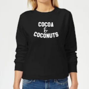Image of Cocoa and Coconuts Womens Sweatshirt - Black - 3XL