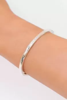 Image of Ladies Lauren Ralph Lauren Sterling Silver BR LOGO BANGLE Bangle 14B00267
