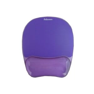 Image of Fellowes Wrist RestMouse Pad Purple 91441