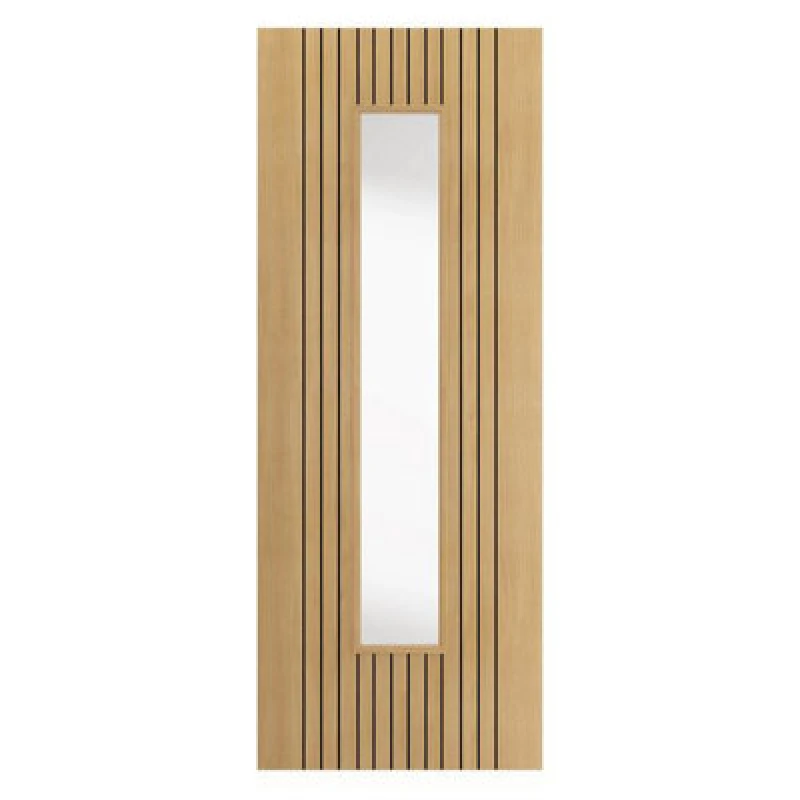 Image of JB Kind Doors Aria Oak Glazed Internal Laminate Door