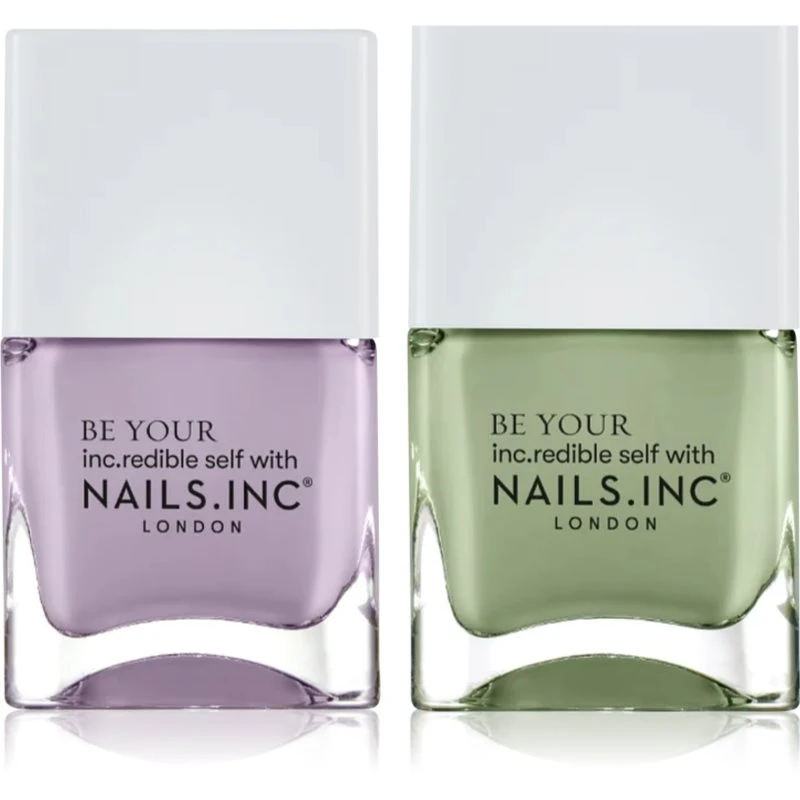 Image of Nails Inc. Summer Matcha Mood Duo nail polish set