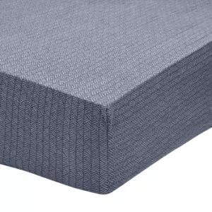 Image of Bedeck of Belfast Mazana Super Kingsize Fitted Sheet, Midnight