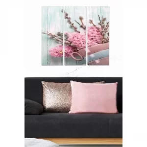 Image of MDF10086628 Multicolor Decorative MDF Painting (3 Pieces)