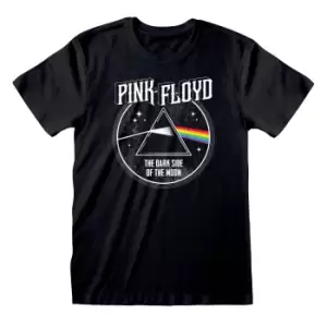Image of Pink Floyd Unisex Adult Dark Side Of The Moon T-Shirt (M) (Black)
