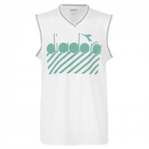 image of Diadora Barra Tank Top - White/Green