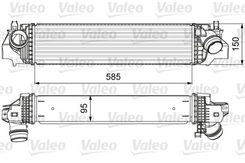 Image of Intercooler VALEO 818640