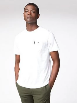 Ben Sherman Spade Pocket Tee-White Size M Men