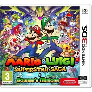 image of Mario and Luigi Super Star Saga with Bowsers Minions Nintendo 3DS Game