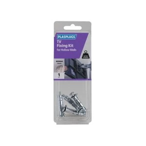 Image of Plasplugs TV Fixing Kit for Hollow Walls