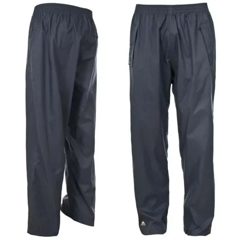 Image of Waterproof Trousers Trespass Qikpac Noir Unisex 2XL