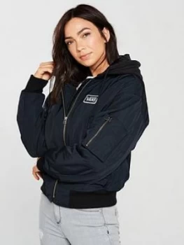 Vans Boom Boom Hood Jacket Black Size S Women