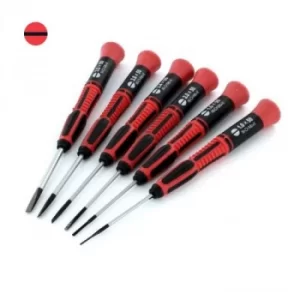 image of Modelcraft 6 Piece Slotted Blade Screwdrivers Set