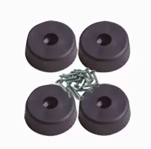 Image of Rubber Foot With Screws 4 Pack