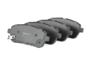 Image of RIDEX Brake pad set 402B0129 Brake pads,Brake pad set, disc brake FORD,MAZDA,SUZUKI,Fiesta Mk6 Schragheck (JA8, JR8),Fiesta Mk6 Limousine