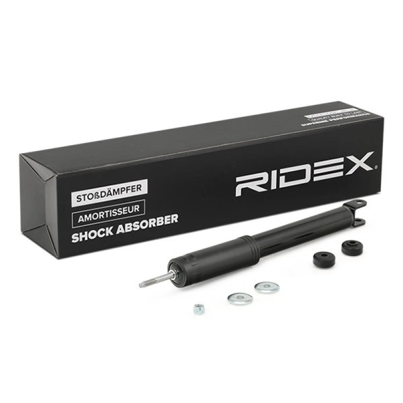 Image of RIDEX 854S1330 Shock absorber Front Axle, Gas Pressure, Monotube, Telescopic Shock Absorber, Top pin Shock Absorber (854)
