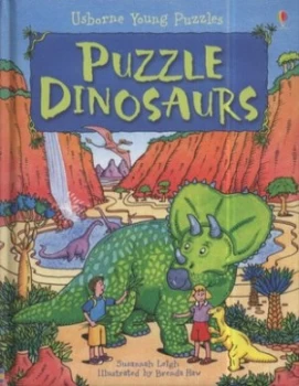 Image of Puzzle Dinosaurs by Susannah Leigh and Brenda Haw and Jenny Tyler Hardback