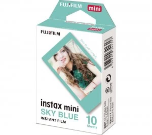 FujiFilm Instax Mini Border Film 10 Shots - Blue