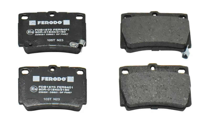 Image of FERODO Brake pad set FERODO FDB1570