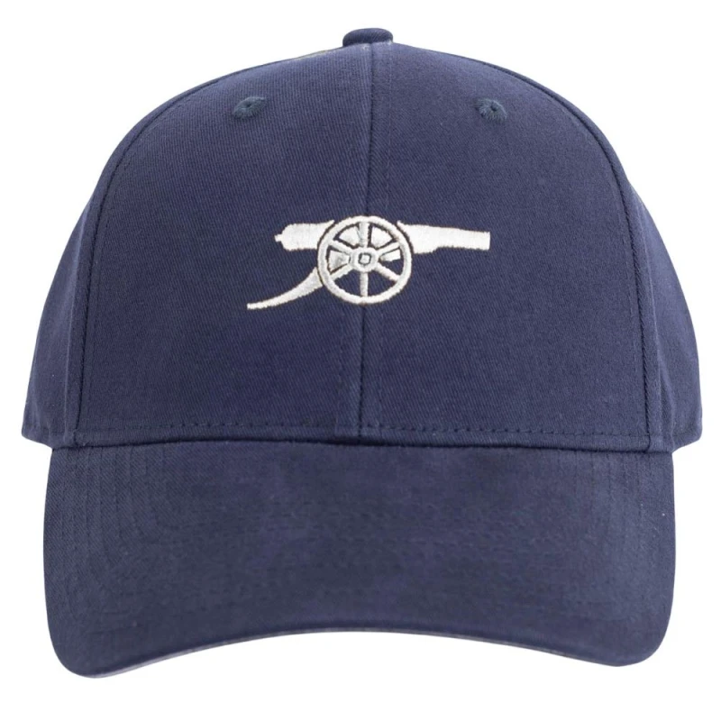 Image of Arsenal FC Womens Core Baseball Cap in Navy Navy Female One Size
