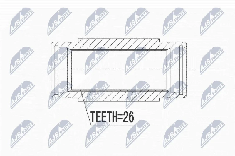 Image of NTY CV joint kit NTY NWP-CT-001