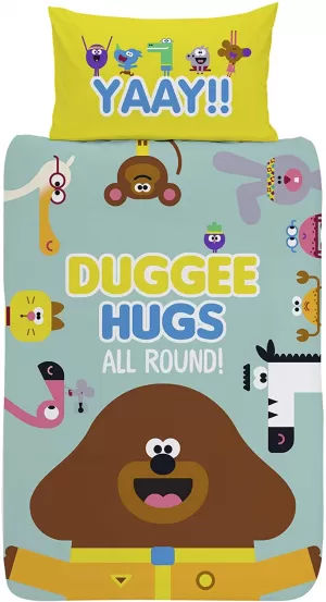 image of Hey Duggee Hugs All Round Single Duvet Cover