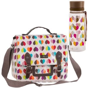 image of Beau & Elliot Confetti Insulated Satchel & 500ml Water Bottle