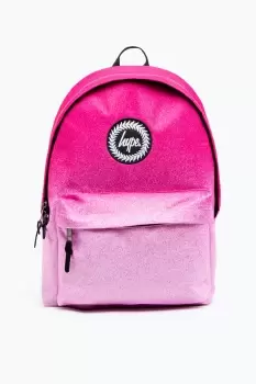 image of HYPE UNISEX Pink SPECKLE FADE CREST BACKPACK