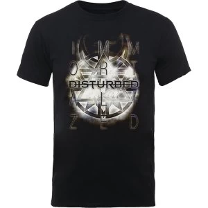 Image of Disturbed - Symbol Unisex Large T-Shirt - Black