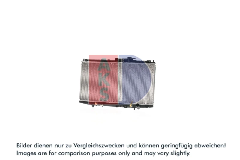 Image of AKS DASIS 100028N Engine radiator Aluminium, Brazed cooling fins Radiator,engine cooling (470)