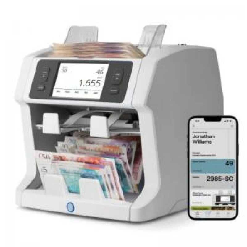 Image of Safescan 2995-SC Banknote Value Counter and Sorter with SmartConnect