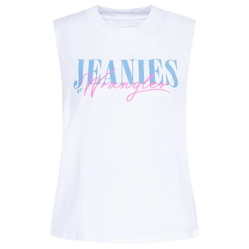 Image of Wrangler Sleeveless T-Shirt Wrangler Retro Blanc Female S