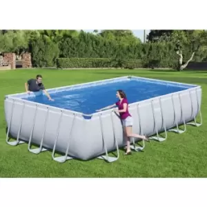Image of Bestway Solar Pool Cover Flowclear Rectangular 703x336cm Blue - Blue