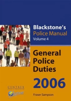Image of General Police Duties by Fraser Sampson Paperback
