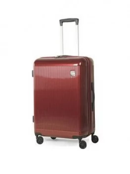 image of Rock Luggage Windsor Medium 8 Wheel Burgundy Suitcase